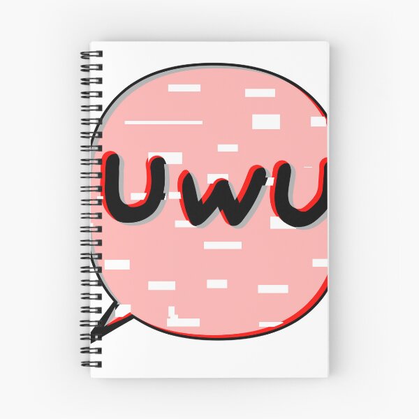 Item preview, Glitchy chat bubble UwU designed and sold by Nyamelon.