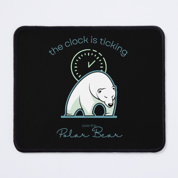 Item preview, Save The Polar Bear The Clock is Ticking Long T-shirt designed and sold by MagicWolfStar.