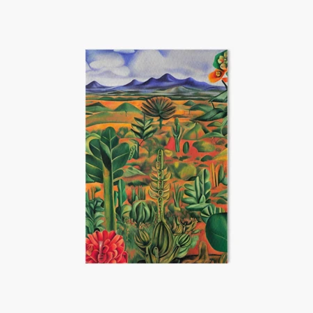 Mexican landscape - Frida Kahlo style