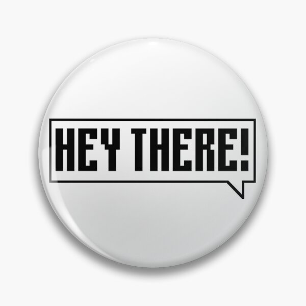 Item preview, Hey there! - black designed and sold by Univers Gifts.
