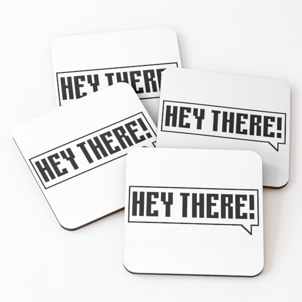 Item preview, Hey there! - black designed and sold by Univers Gifts.