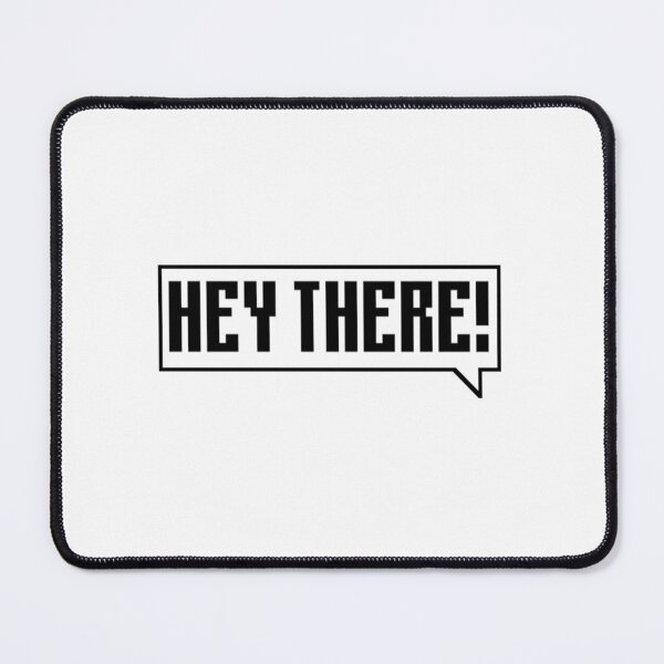 Item preview, Hey there! - black designed and sold by Univers Gifts.