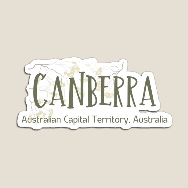 Item preview, Canberra - City Decal designed and sold by Wendy Bird.
