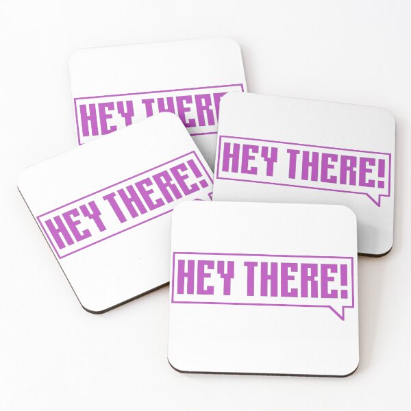 Item preview, Hey there! - purple designed and sold by Univers Gifts.