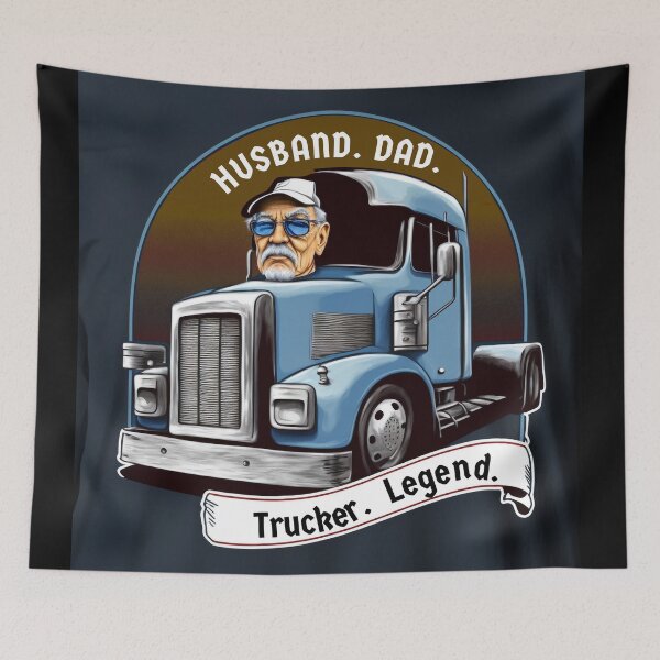 Item preview, Husband Dad Trucker Legend original designed and sold by PickCreation.