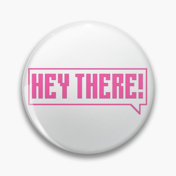 Item preview, Hey there! - pink designed and sold by Univers Gifts.
