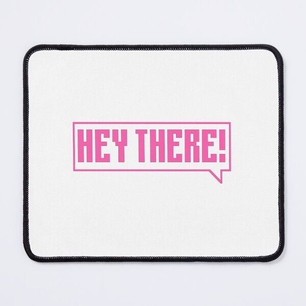 Item preview, Hey there! - pink designed and sold by Univers Gifts.