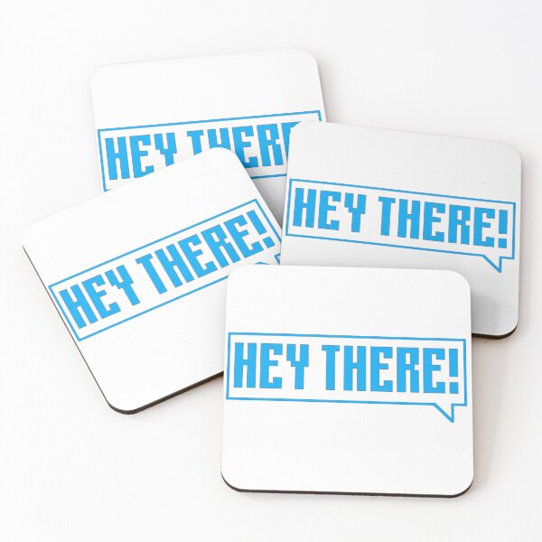 Item preview, Hey there! - blue designed and sold by Univers Gifts.
