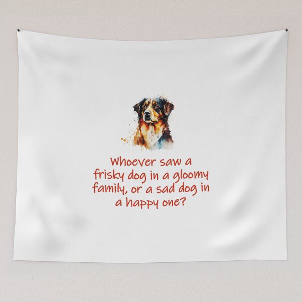 Item preview, Whoever Saw A Frisky Dog  designed and sold by CrankyOldDude.