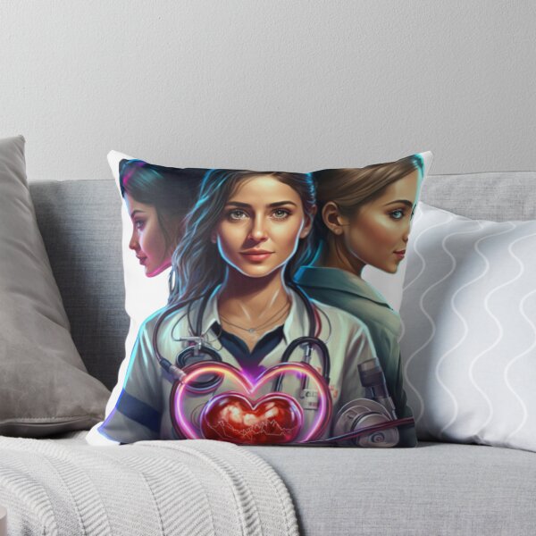 Item preview, girls women nurses valentines day hearts stethoscope designed and sold by DAYLIFE.
