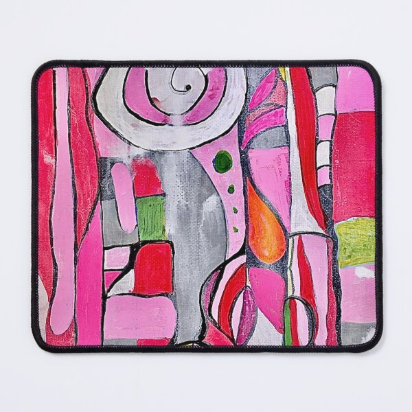 Item preview, RASPBERRY CIRCUS ABSTRACT PAINTING designed and sold by EllieMonroe.