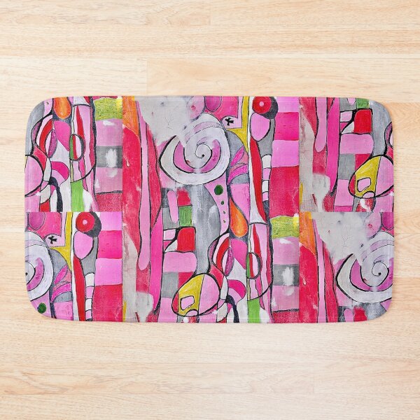 Item preview, RASPBERRY CIRCUS ABSTRACT PAINTING designed and sold by EllieMonroe.
