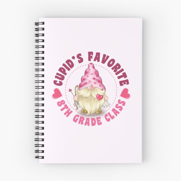 Item preview,  Cupid's Favorite  8th class ( USA Spelling) - Pink gnome design for Valentines Day! designed and sold by TaraGbear.