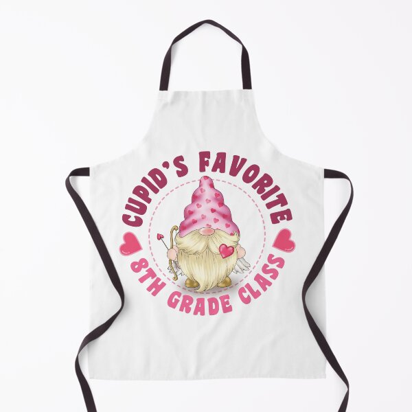Item preview, Cupid's Favorite 8th class ( USA Spelling) - Pink gnome design for Valentines Day! designed and sold by TaraGbear.
