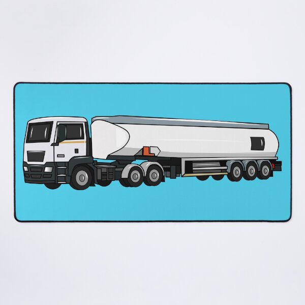 Item preview, Tanker truck fuel transport cartoon illustration designed and sold by Misscartoon.