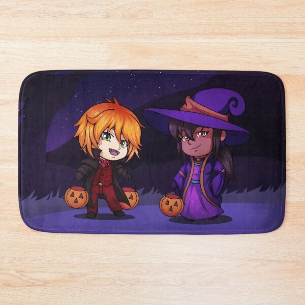 Item preview, Halloween Witch and Vampire Chibi designed and sold by TheKohakuDragon.