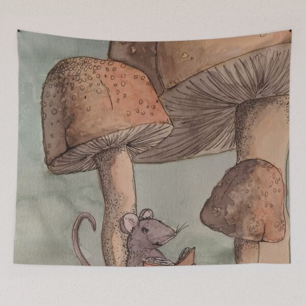 Item preview, Cozy Mouse Reader designed and sold by Nicole Hanson.