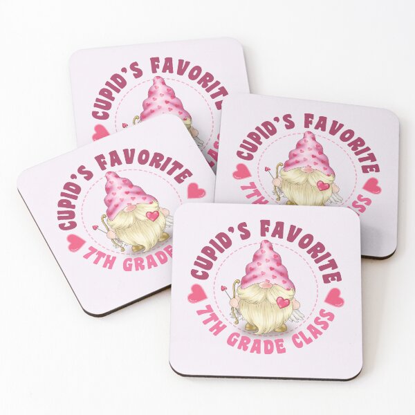 Item preview,  Cupid's Favorite  7th Grade Class - Pink gnome design for Valentines Day! designed and sold by TaraGbear.