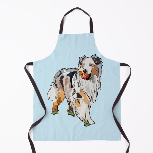 Item preview, Australian Shepherd Dog Playing With A Ball designed and sold by apohl21.