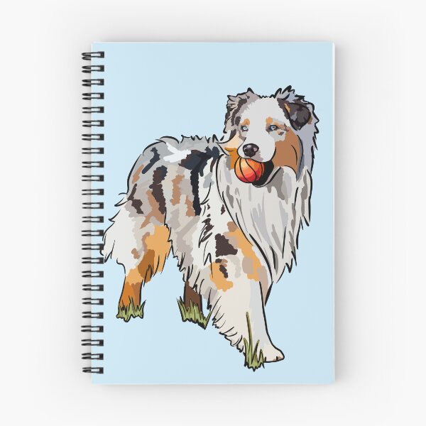 Item preview, Australian Shepherd Dog Playing With A Ball designed and sold by apohl21.