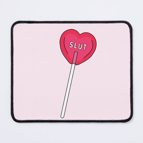 Item preview, Slut Heart Lollipop | Cute Pink Submissive Sucker designed and sold by KinkShoppe.