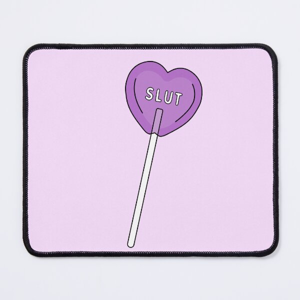 Item preview, Slut Heart Lollipop | Cute Purple Submissive Sucker designed and sold by KinkShoppe.