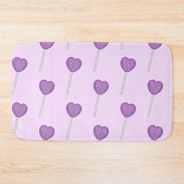 Item preview, Slut Heart Lollipop | Cute Purple Submissive Sucker designed and sold by KinkShoppe.