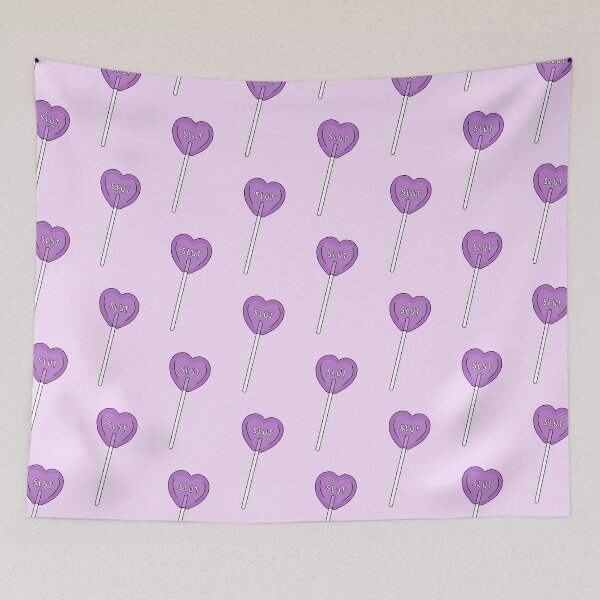 Item preview, Slut Heart Lollipop | Cute Purple Submissive Sucker designed and sold by KinkShoppe.