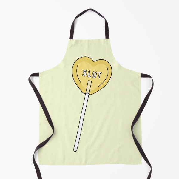 Item preview, Slut Heart Lollipop | Cute Yellow Submissive Sucker designed and sold by KinkShoppe.
