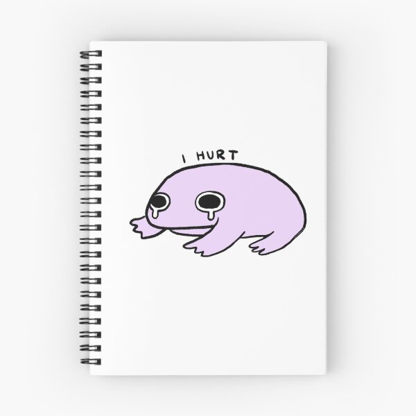 Item preview, I Hurt | Lilac Purple Crying Frog designed and sold by iristocat.