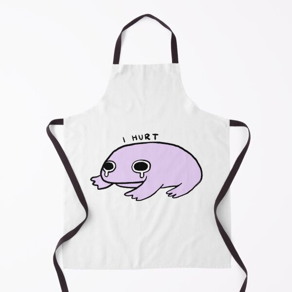 Item preview, I Hurt | Lilac Purple Crying Frog designed and sold by iristocat.