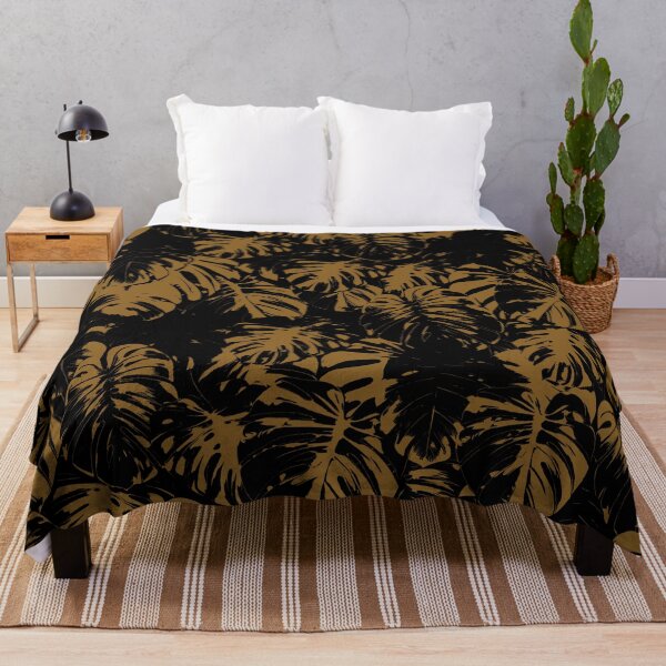 Item preview, Monstera Deliciosa Leaves | Brown Artwork | designed and sold by VintagePlantJoy.