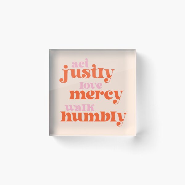 Item preview, Act Justly, Love Mercy, Walk Humbly - social justice Bible (retro pink and orange) designed and sold by Ofeefee.