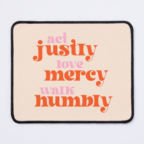 Item preview, Act Justly, Love Mercy, Walk Humbly - social justice Bible (retro pink and orange) designed and sold by Ofeefee.