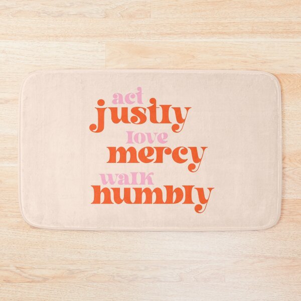 Item preview, Act Justly, Love Mercy, Walk Humbly - social justice Bible (retro pink and orange) designed and sold by Ofeefee.