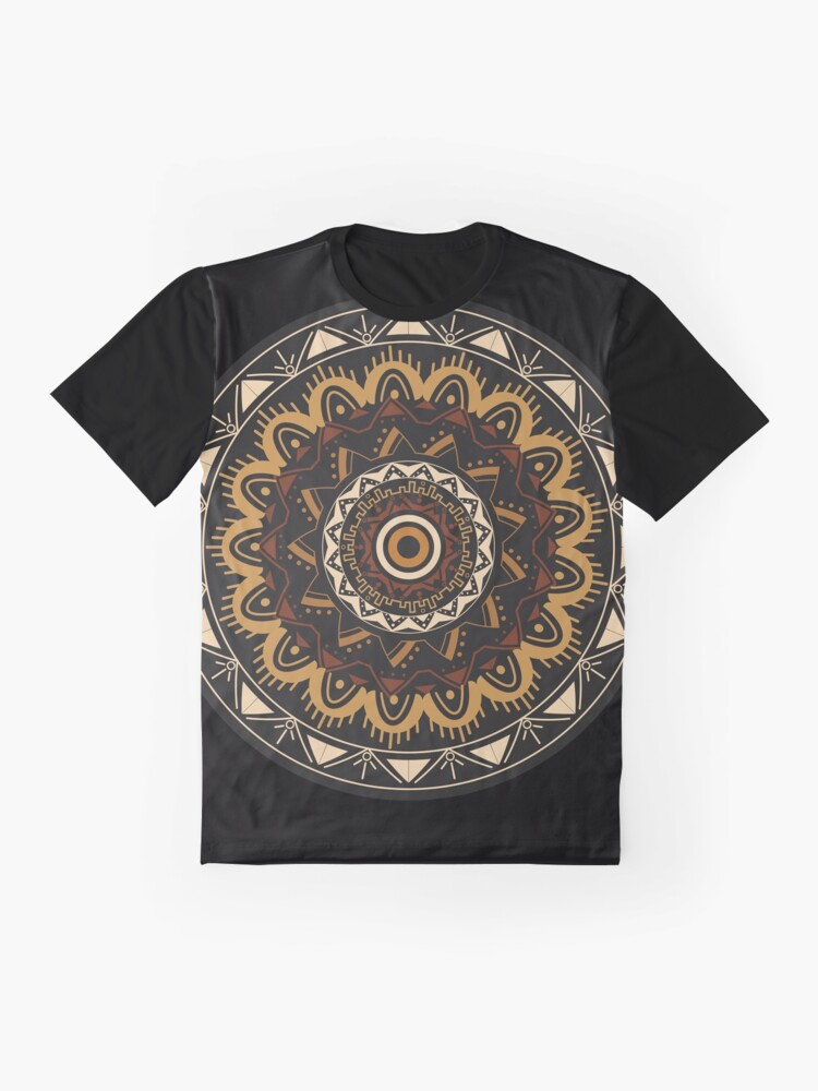 Vista alternativa de Camiseta gráfica Mandala nights