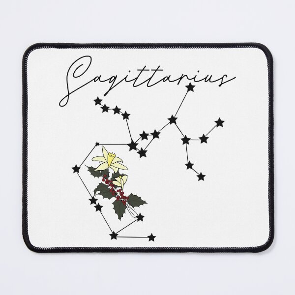 Item preview, Sagittarius with December flower designed and sold by SarasStuff94.