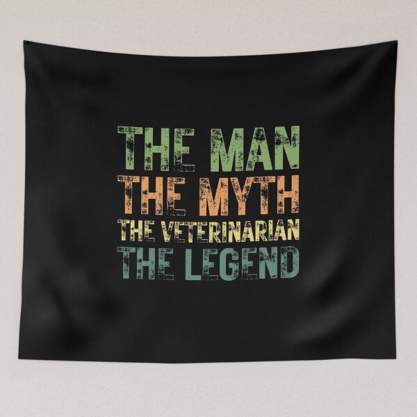 Item preview, The Man The Myth The Veterinarian the Legend designed and sold by Crafty-Mornings.