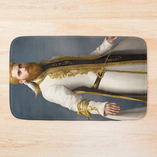 Item preview, Prince With A Gold Beard Wearing A White Robe With Gold Trim designed and sold by Joyful-Express.