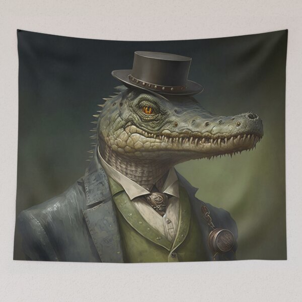 Artikelvorschau, Anthropomorpher Alligator entworfen und verkauft von MasartDesigns.