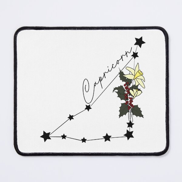 Item preview, Capricorn with December flower designed and sold by SarasStuff94.