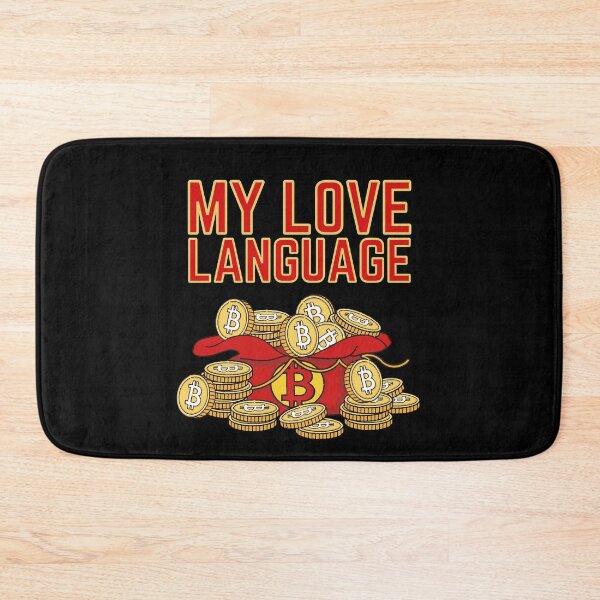 Item preview, BITCOIN MY LOVE LANGUAGE designed and sold by tradeculture143.