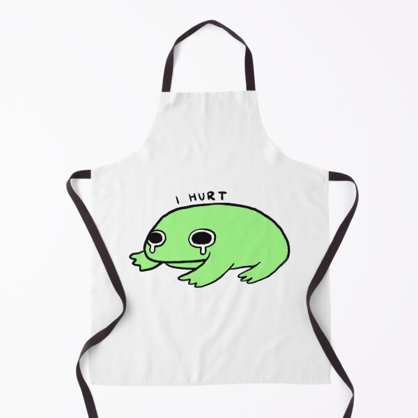 Item preview, I Hurt | Green Crying Frog designed and sold by iristocat.