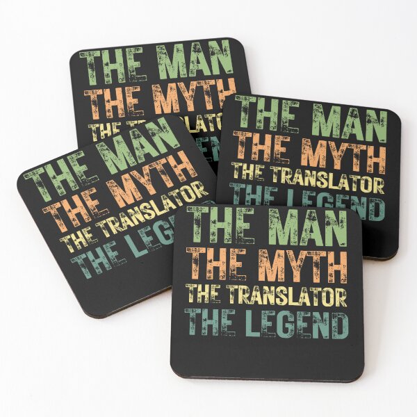 Item preview, The Man The Myth The Translator the Legend designed and sold by Crafty-Mornings.