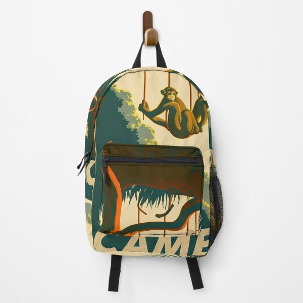Item preview, Cameroon Africa Rainforest Vintage Travel Art Poster designed and sold by OldTravelArt.