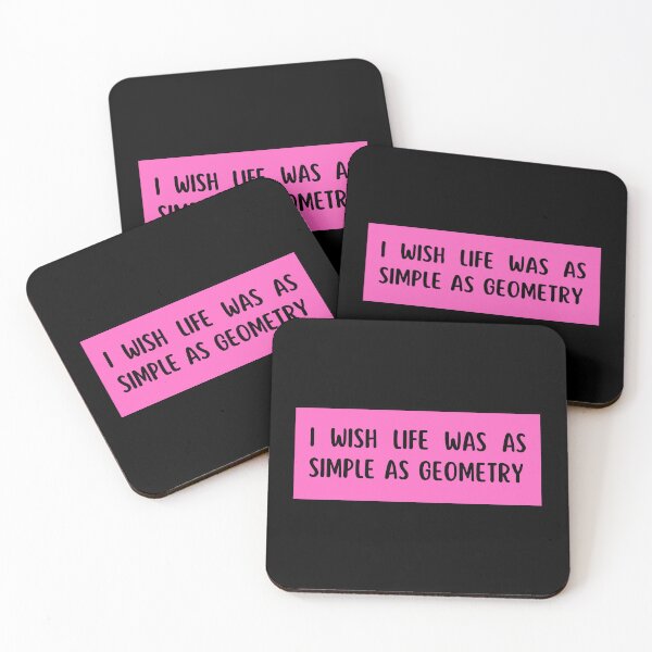 Item preview, i wish life was as simple as geometry designed and sold by TomorrowQuotes.