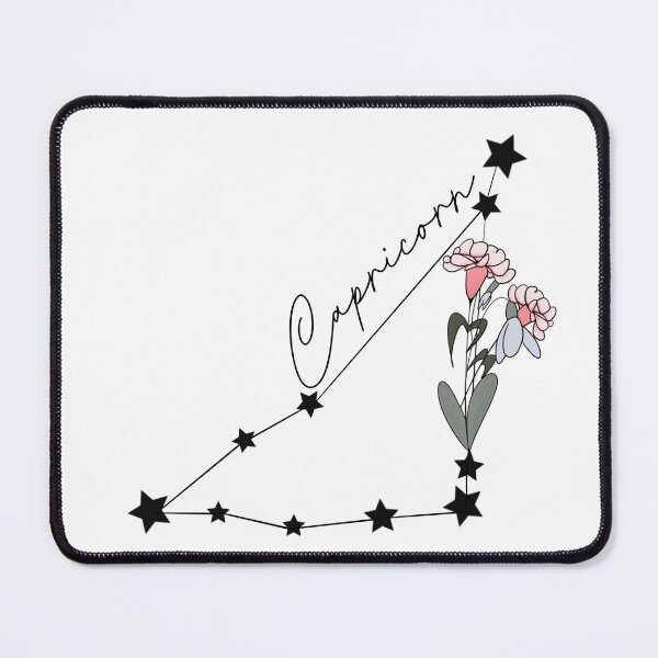 Item preview, Capricorn with January flower designed and sold by SarasStuff94.