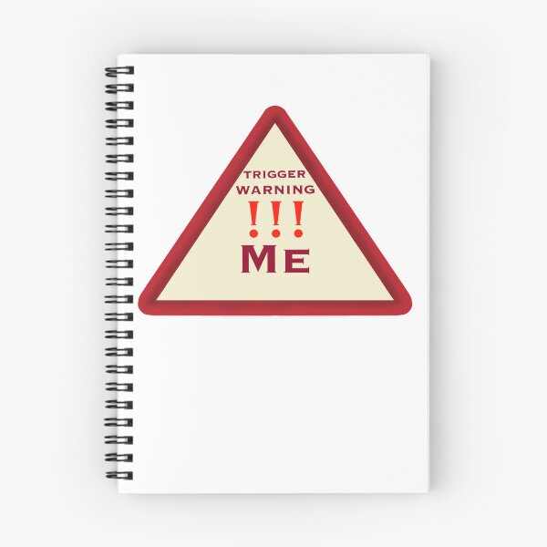Item preview, Trigger warning “me” designed and sold by Quinnboss16.