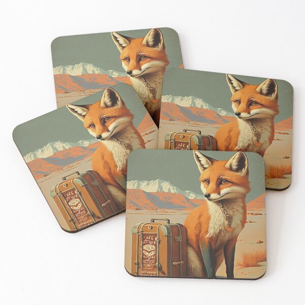 Item preview, Arte de viaje vintage de Canada Fox Póster designed and sold by OldTravelArt.