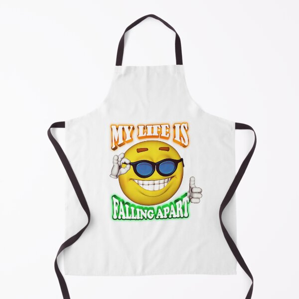Item preview, my life is falling apart smiley face designed and sold by snazzyseagull.